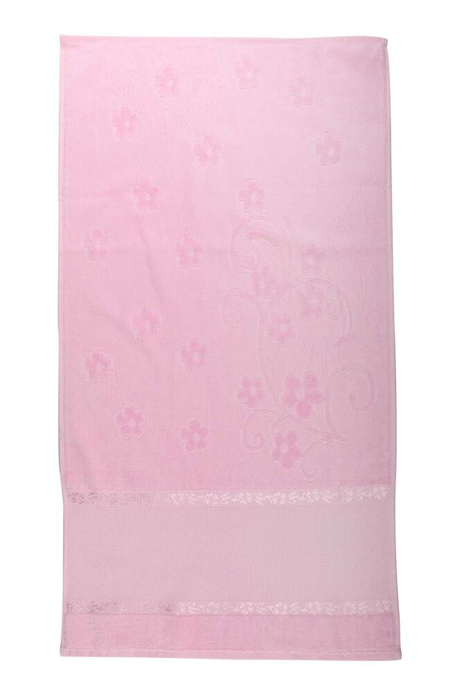 Saçaksız İşlemelik Havlu 50*90 cm | Pembe
