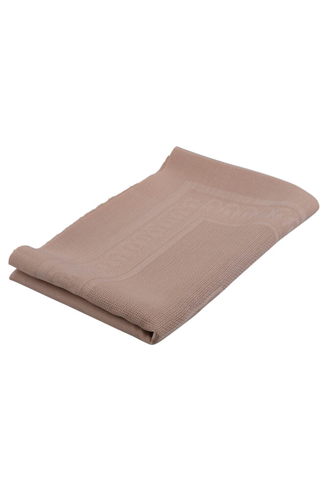 Linen Kumaş İşlemelik Hazır Seccade | Bej