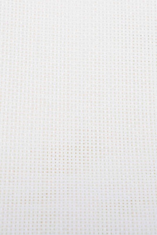 Etuval Linen İşlemelik Etamin Kumaşı 40x40 | Krem - Thumbnail