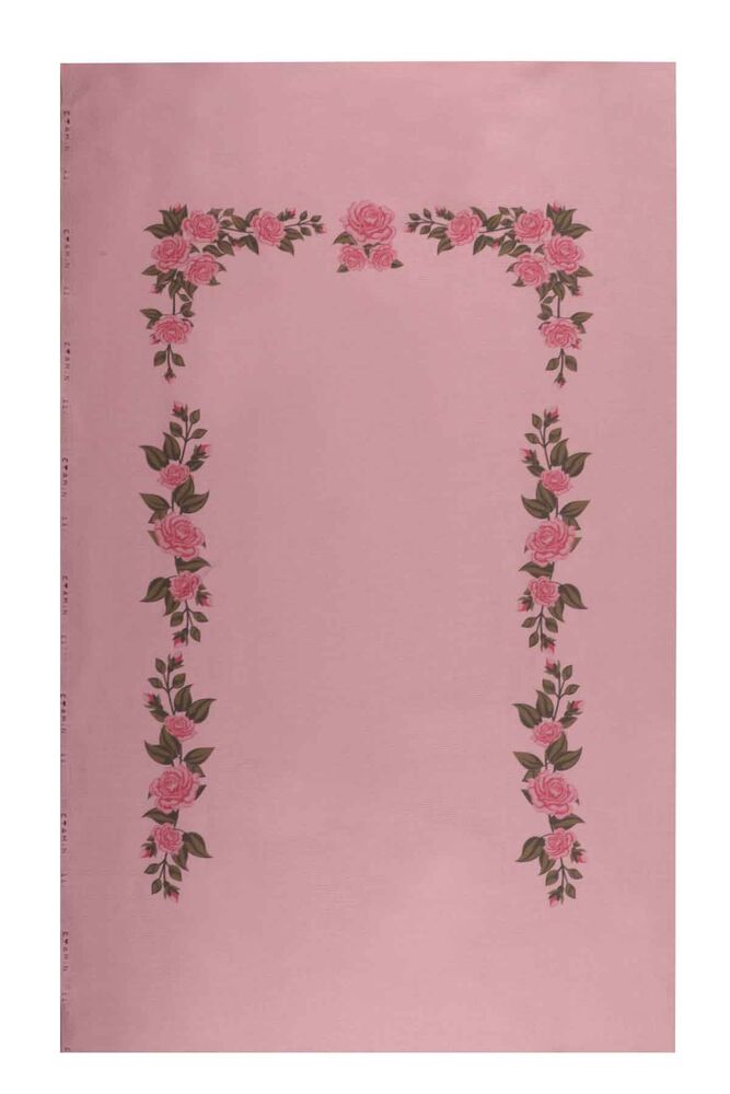 Baskılı Etamin İşlemelik Seccade Pembe 510 | Pudra