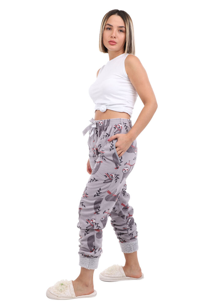 Arcan Koala Desenli Polar Pijama Altı | Gri