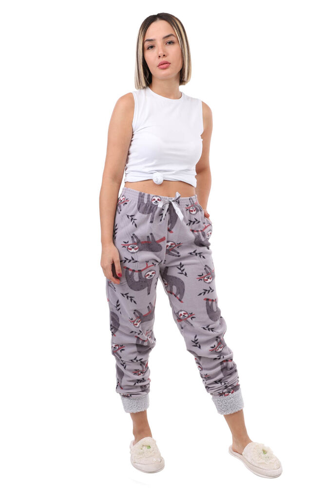 Arcan Koala Desenli Polar Pijama Altı | Gri