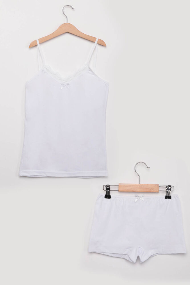 Kadın Şortlu Takım 1025 | Beyaz