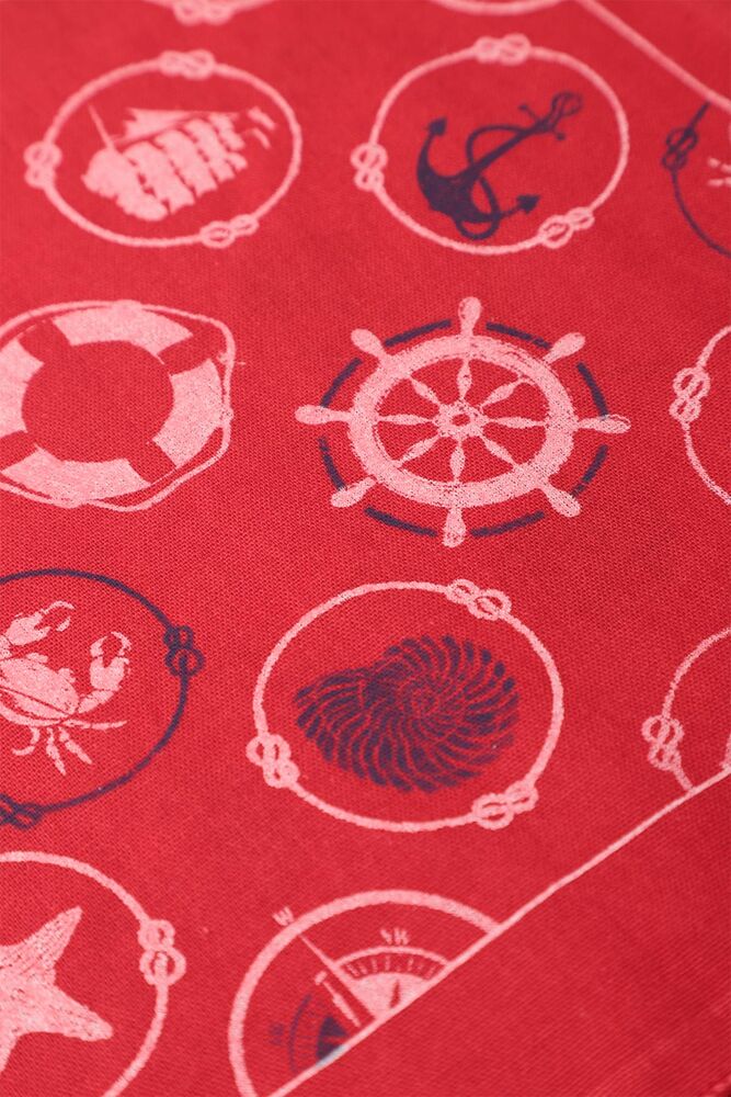 Baskılı Bandana 02 | Kırmızı