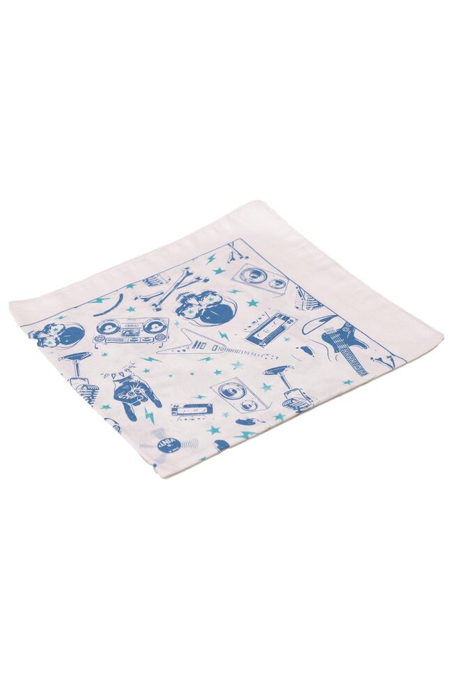 Baskılı Bandana 03 | Beyaz