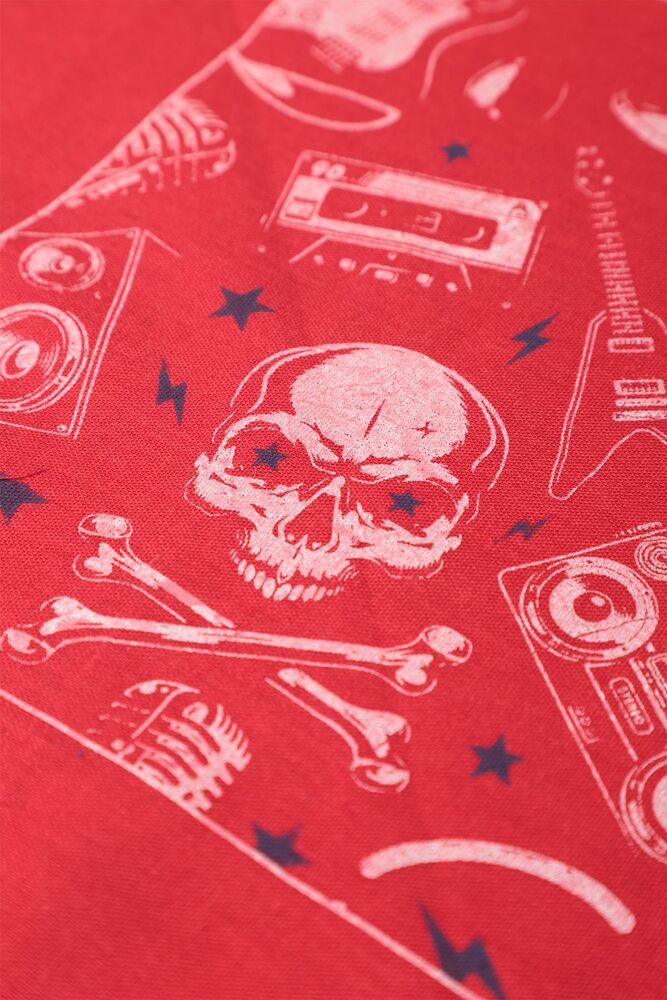 Baskılı Bandana 03 | Kırmızı