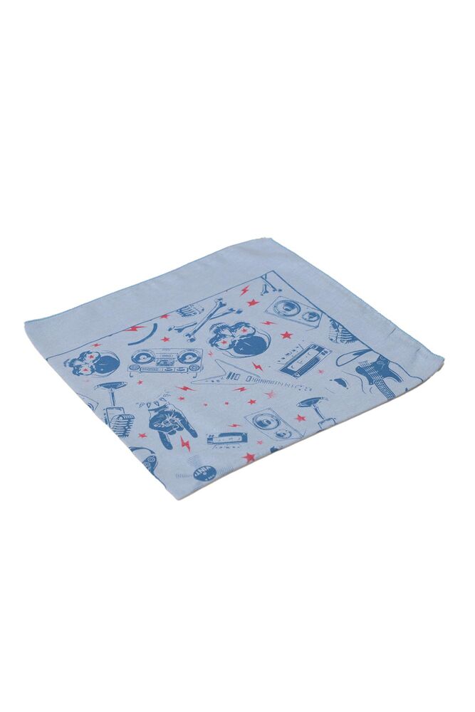 Baskılı Bandana 03 | Mavi