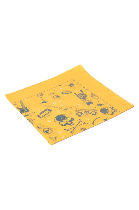 GÜLŞEN - Baskılı Bandana 03 | Sarı
