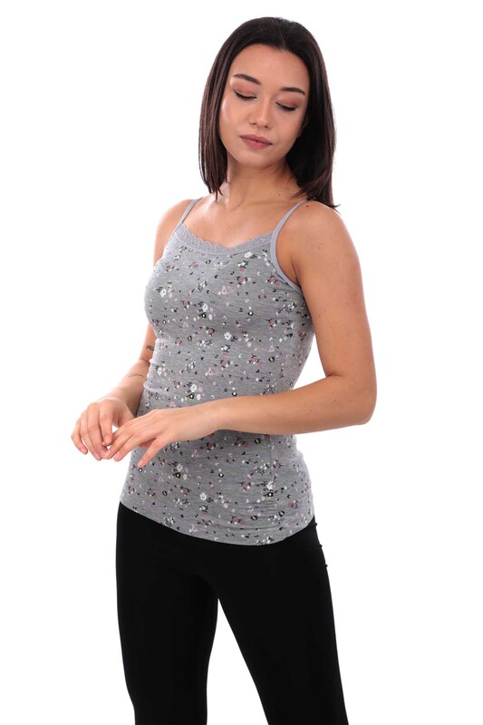 JİBER - Jiber Güpürlü Atlet 685-6 | Gri