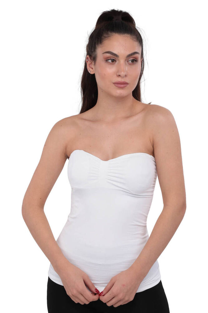 Layza Form Dikişsiz Atlet 14008 | Beyaz