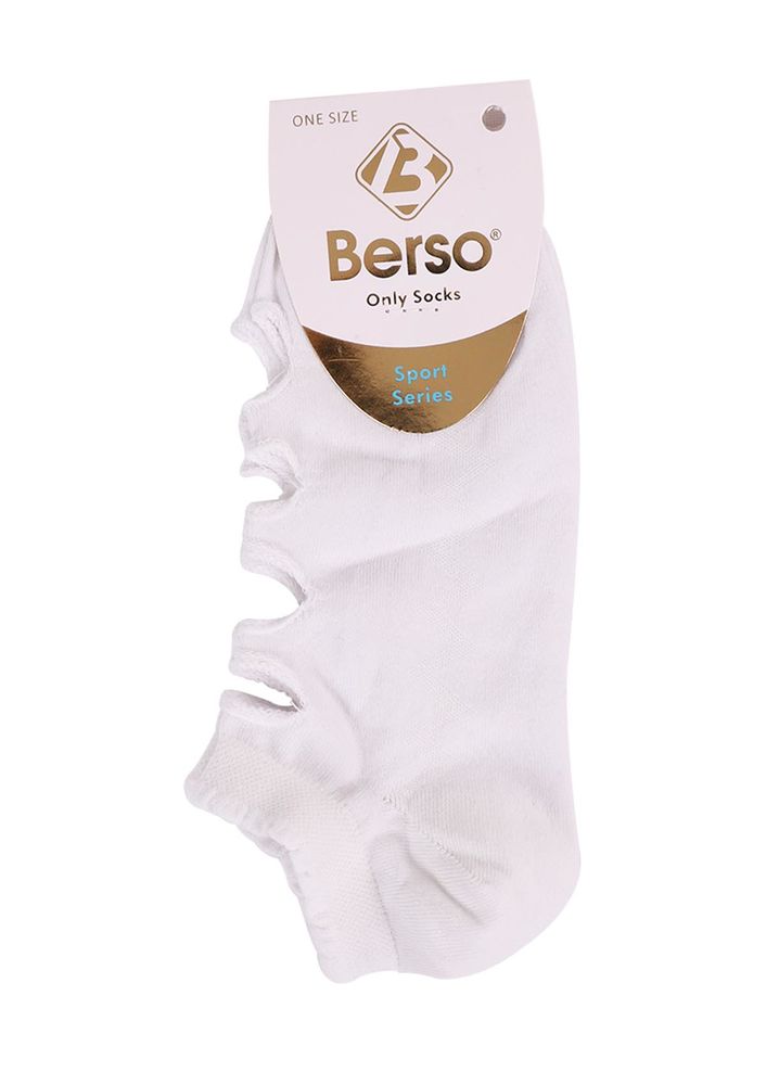 Berso Üstü Delikli Babet Çorap 089 | Beyaz