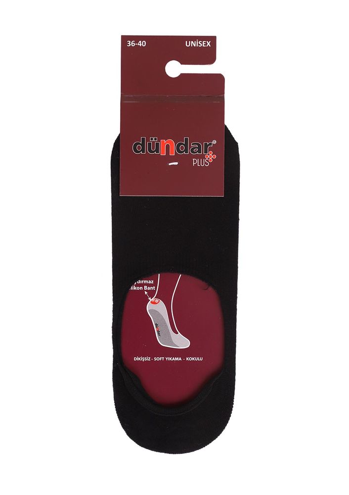 Dündar Düz Babet Çorap 8506 | Siyah