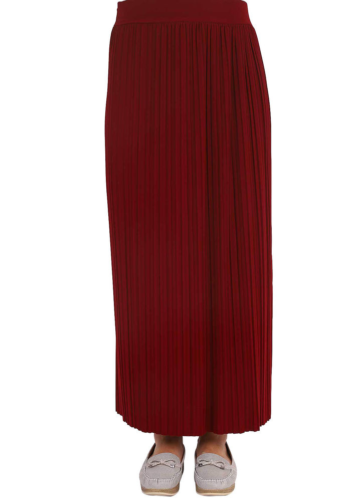 Simisso Pileli Etek 1014 | Bordo