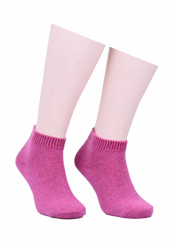 Diba Dikişsiz Düz Yün Çorap 216 | Pembe