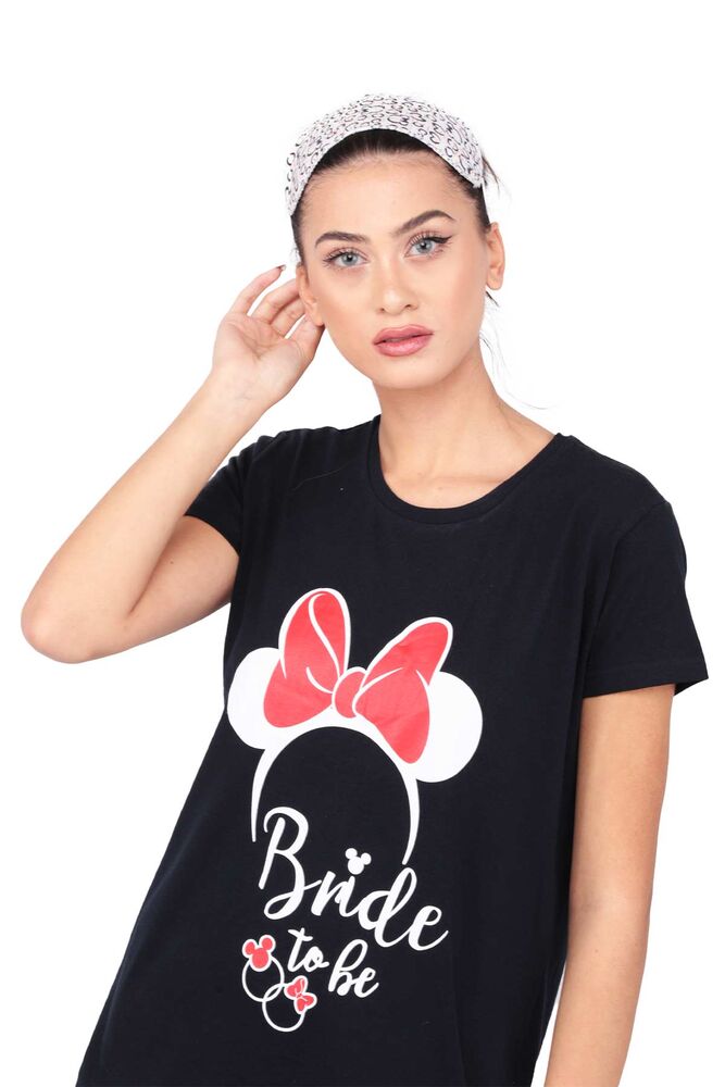Calimera Baskılı Kısa Kollu Pijama Takımı | Lacivert
