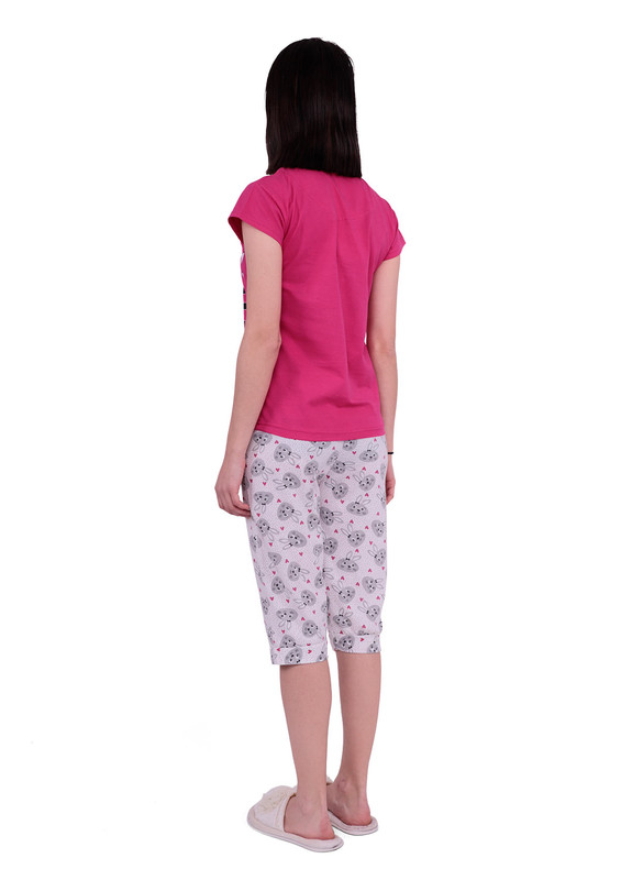 Ercan Pijama Takımı 2808 | Pembe - Thumbnail