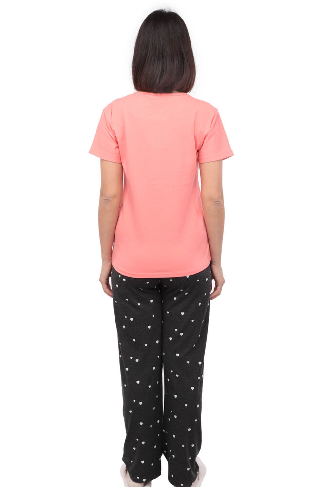 Sude Ayıcık Baskılı Kısa Kollu Pijama Takımı 2919 | Yavru Ağzı