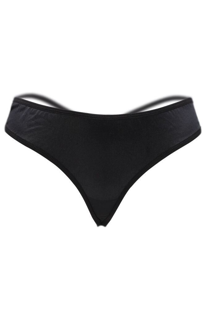 Jel İpli Fantazi Tanga Siyah