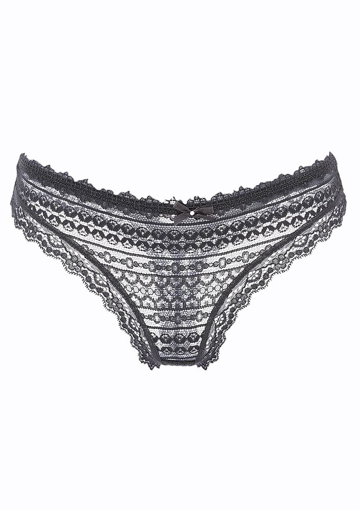 Papatya Tanga 3379 | Siyah