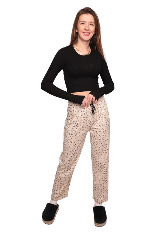 Beyza - Baskılı Kadın Pijama Altı 6712 | Renk7