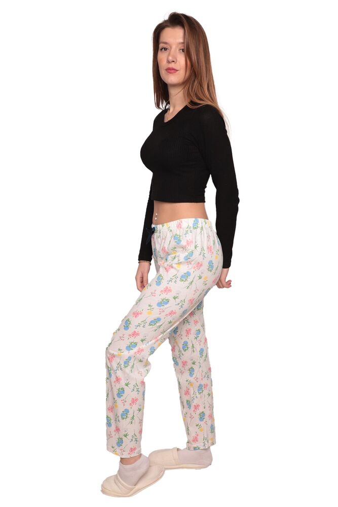 Baskılı Kadın Pijama Altı 6712 | Renk1