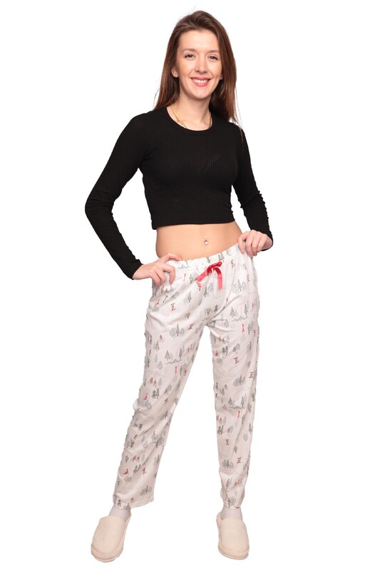 Beyza - Baskılı Kadın Pijama Altı 6712 | Renk2