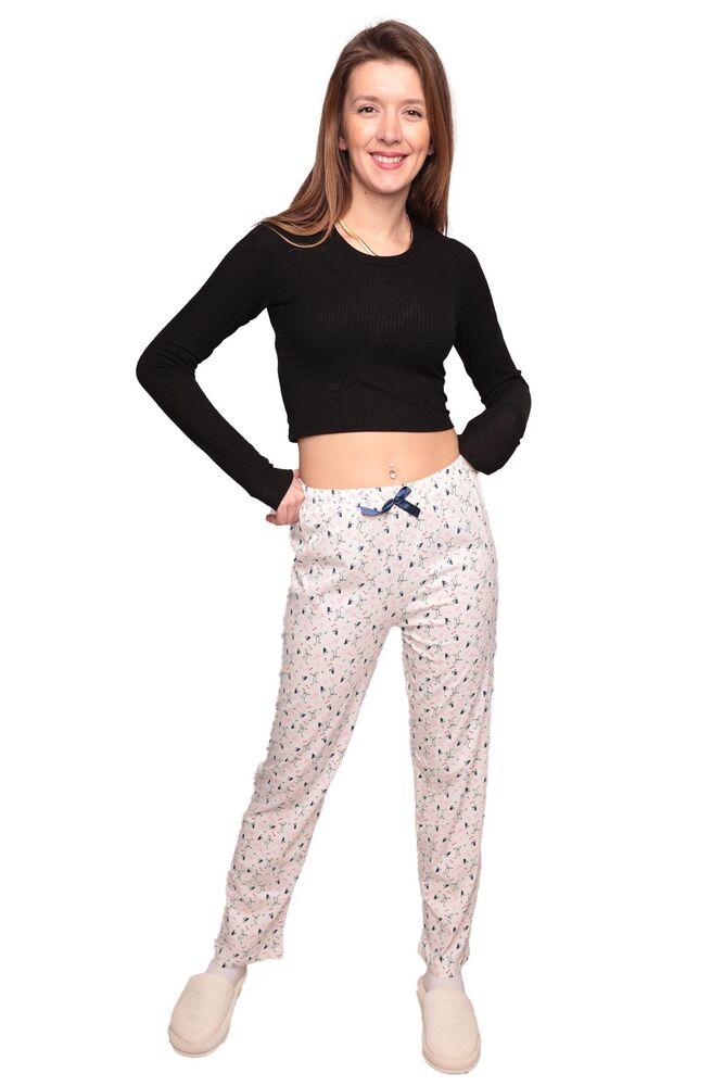 Baskılı Kadın Pijama Altı 6712 | Renk5