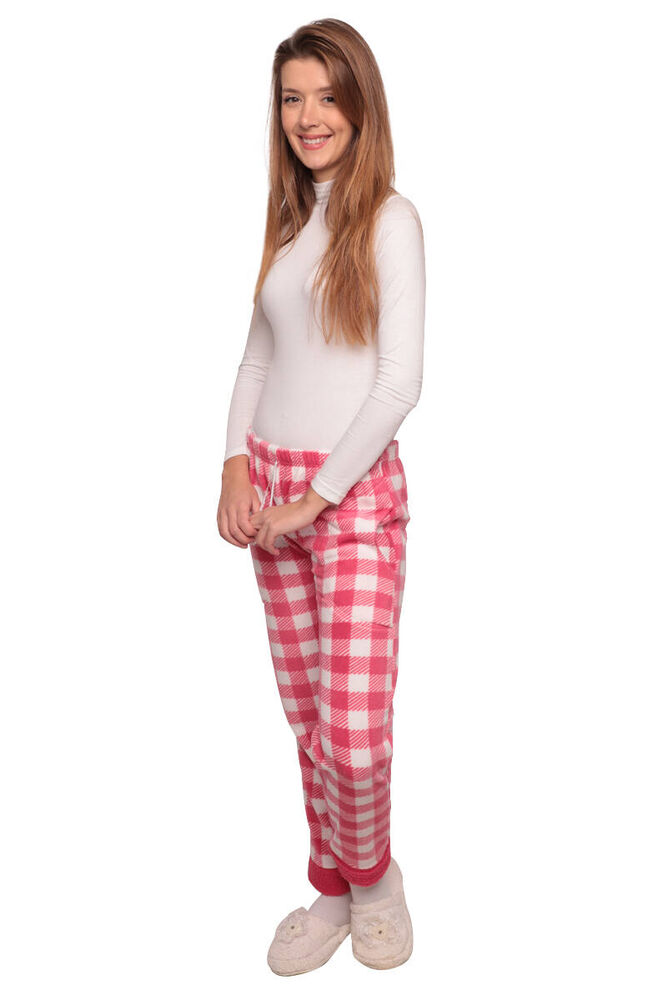 Cepli Polar Kadın Pijama Alt | Pembe