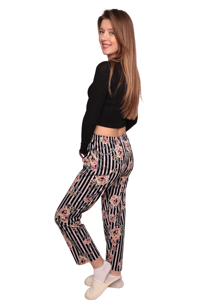 Baskılı Kadın Pijama Altı 5523 | Renk1