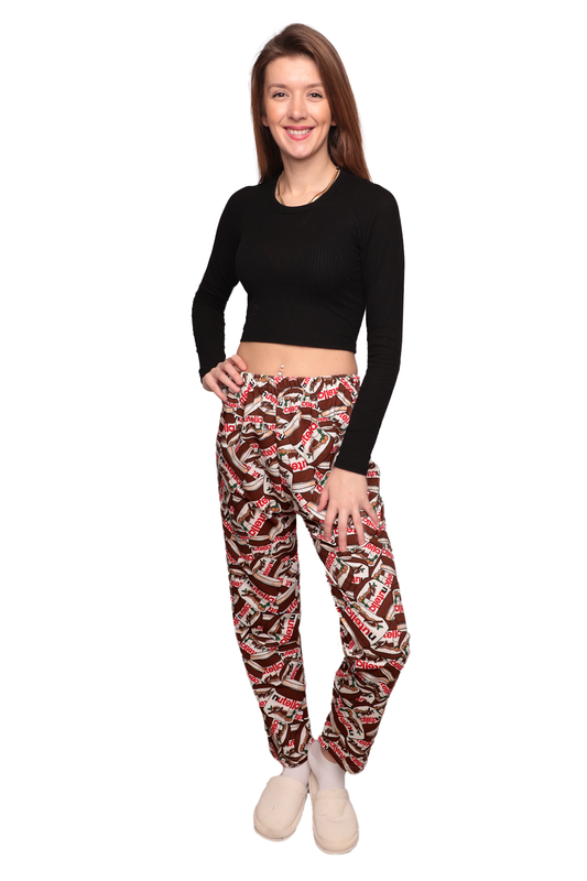 MUKA - Baskılı Kadın Pijama Altı 5522 | Renk2