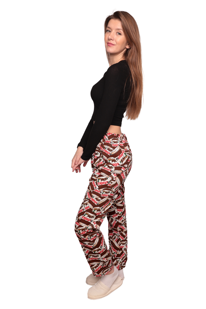 Baskılı Kadın Pijama Altı 5522 | Renk2