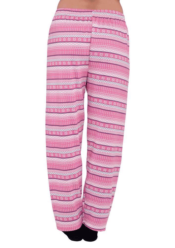 Simisso Boru Paça Desenli Pembe Pijama Altı 155 | Pembe