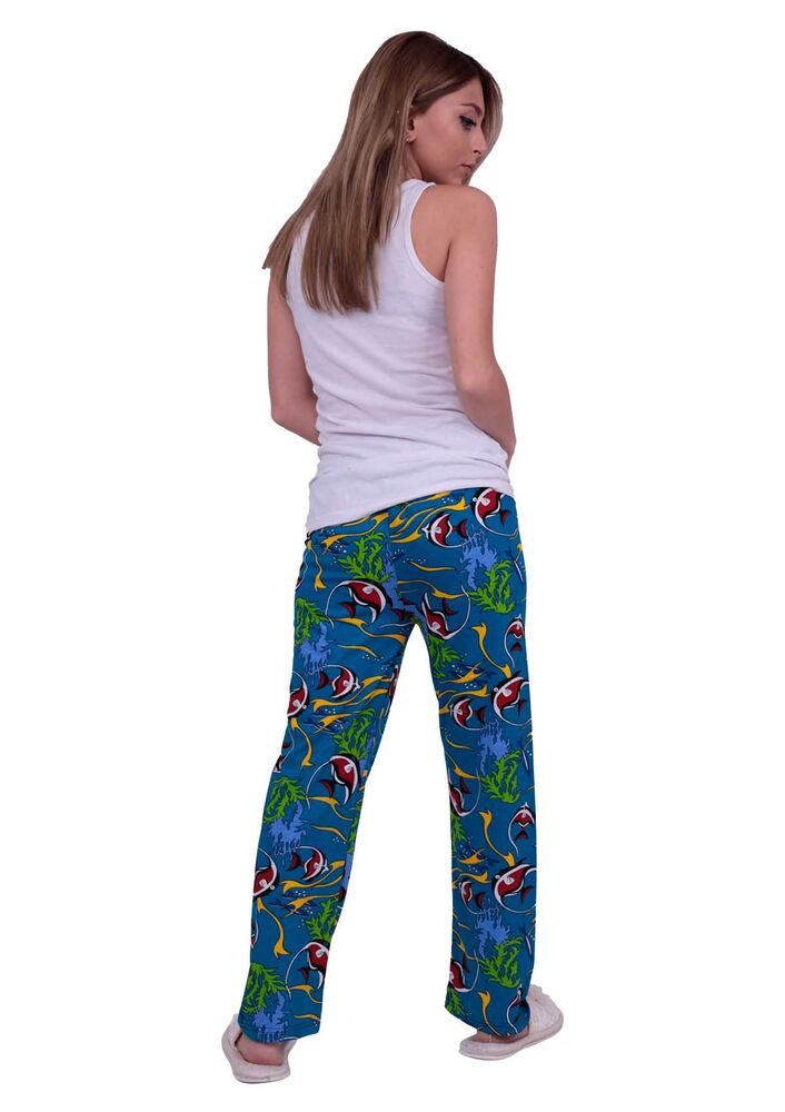 Balık Desenli Kadın Pijama Altı | Saks