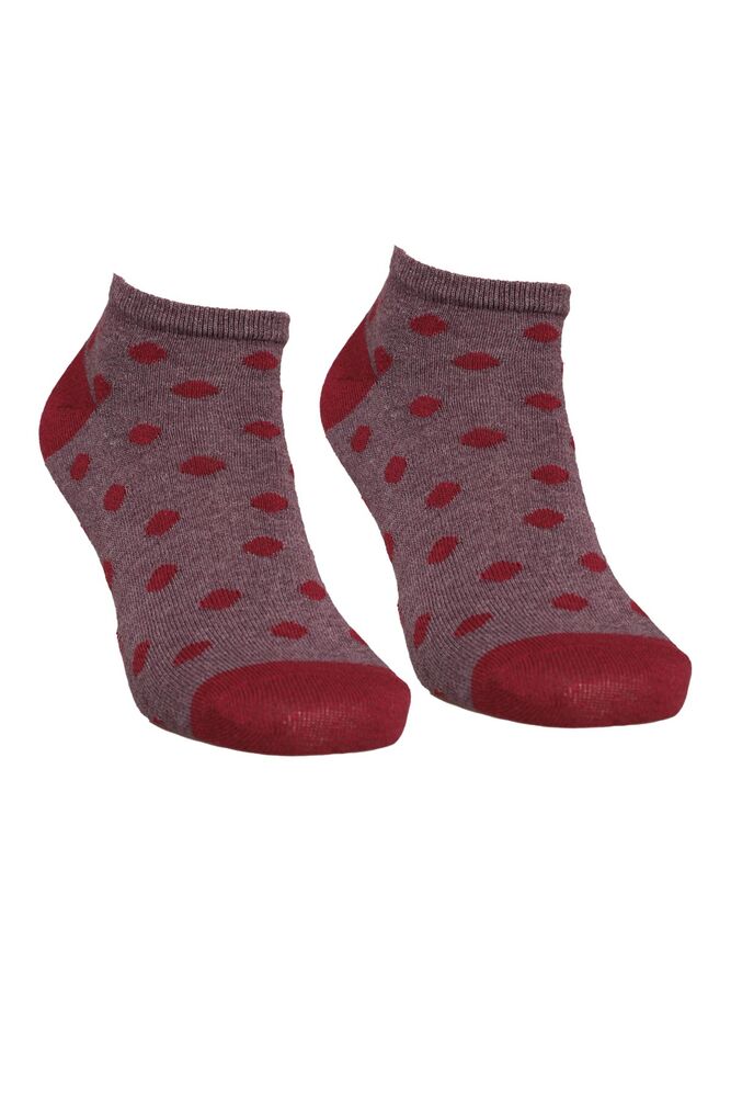 Renkli Kadın Çorap 7105 | Bordo