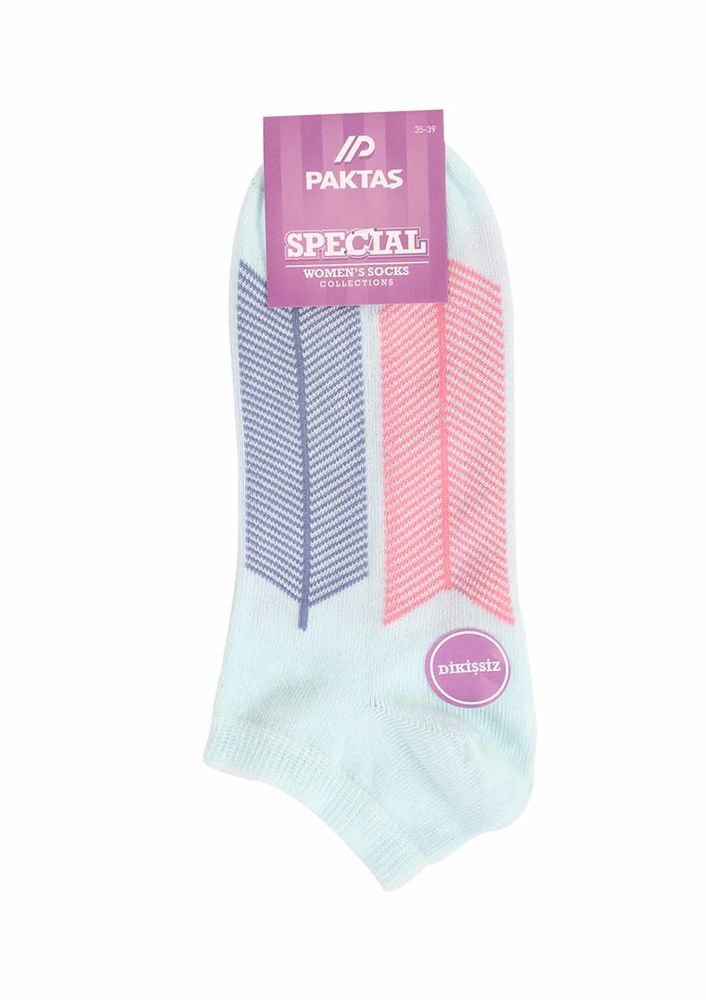 Paktaş Desenli Patik Çorap 2536 | Yeşil