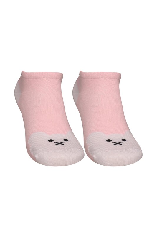 SOFT - Figürlü Kadın Sneakers Çorap 8117 | Pembe