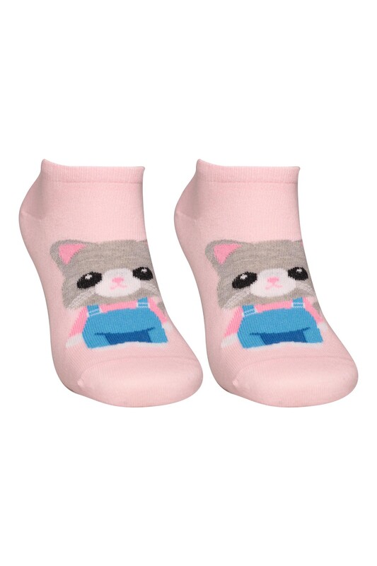 SOFT - Figürlü Kadın Sneakers Çorap 8120 | Pembe