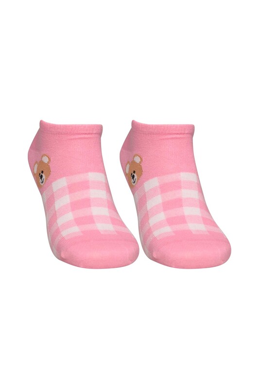 SOFT - Figürlü Kadın Sneakers Çorap 8124 | Pembe