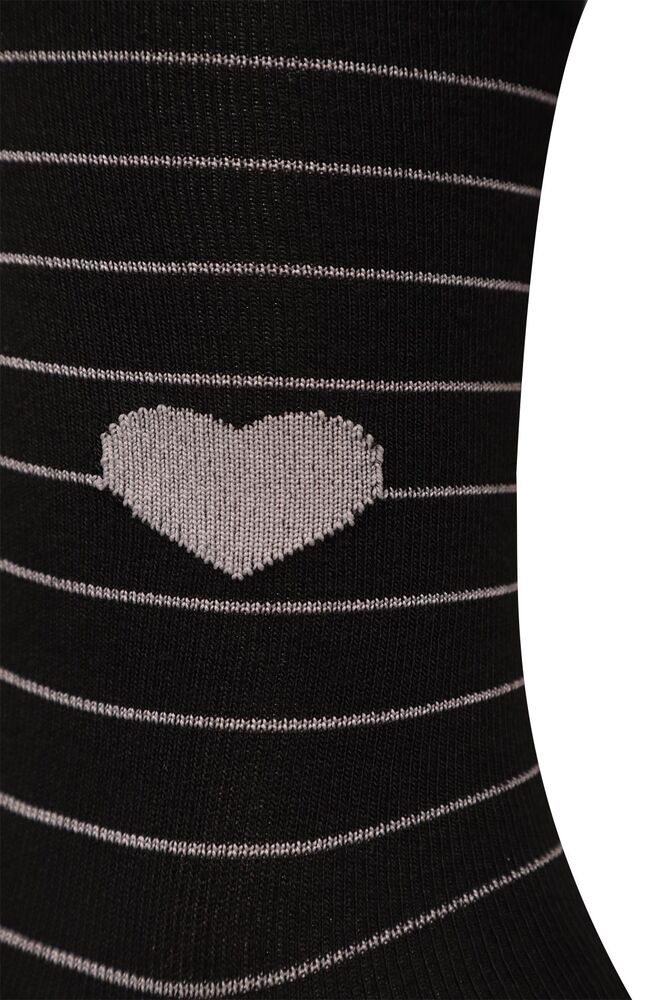 Kadın Bambu Viscose Soket Çorap 251 | Siyah