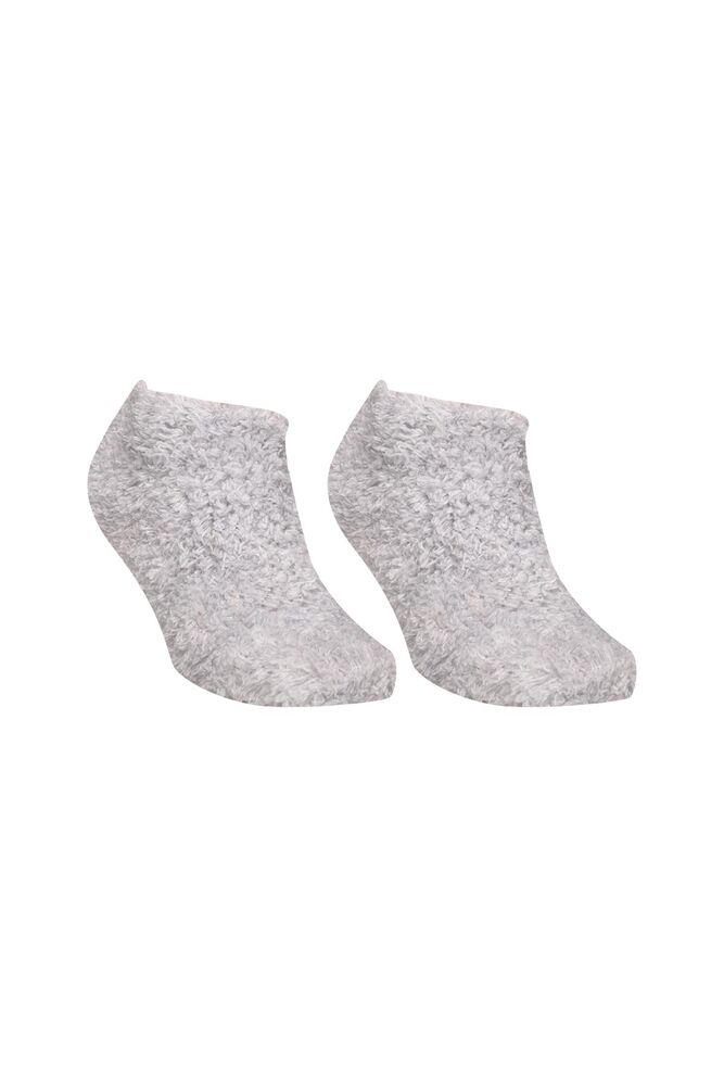 Kadın Peluş Çorap 30400 | Gri