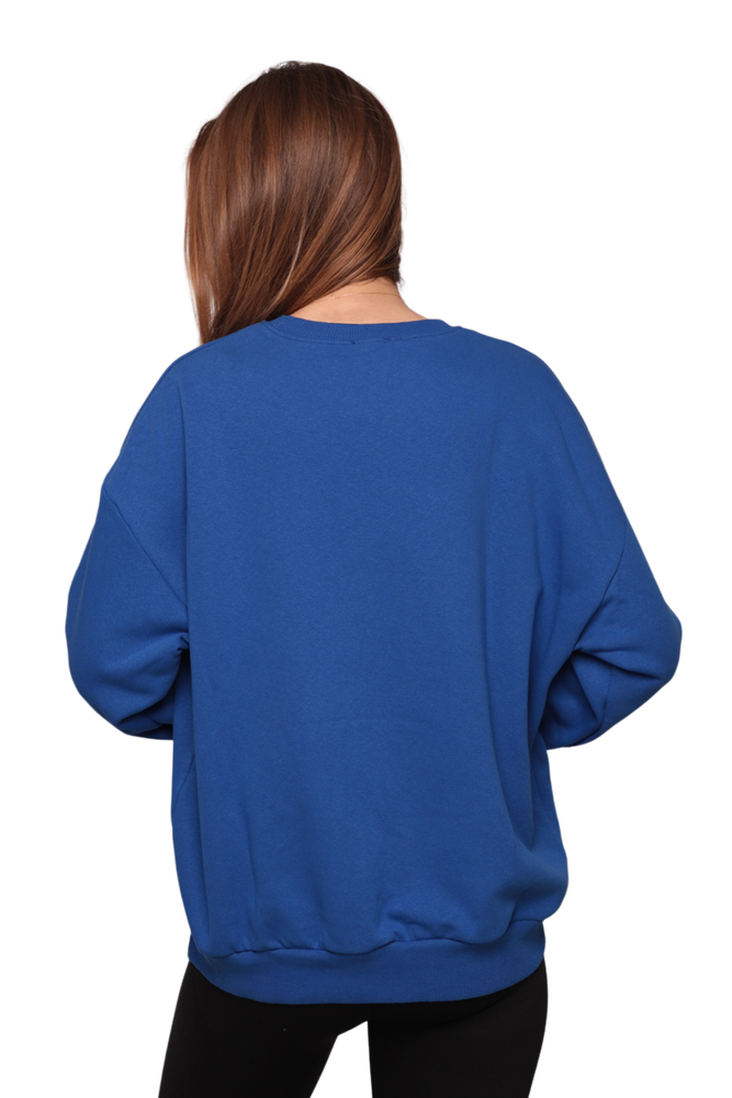 Nakışlı 3 İplik Kadın Sweatshirt 5808 | Saks