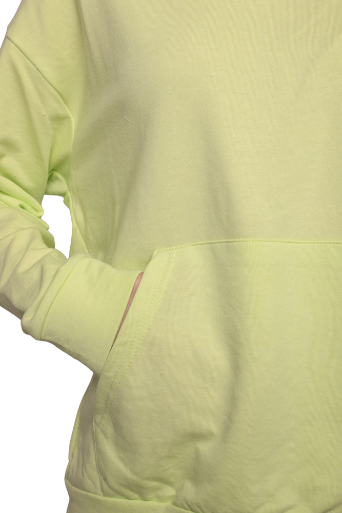 Kapşonlu Kadın Sweatshirt 0161 | Yeşil