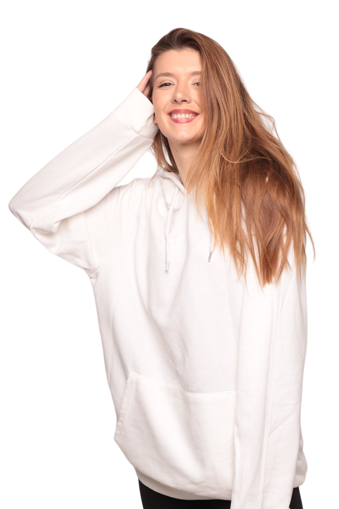 Kapşonlu 3 İplik Sweatshirt 3584 | Ekru