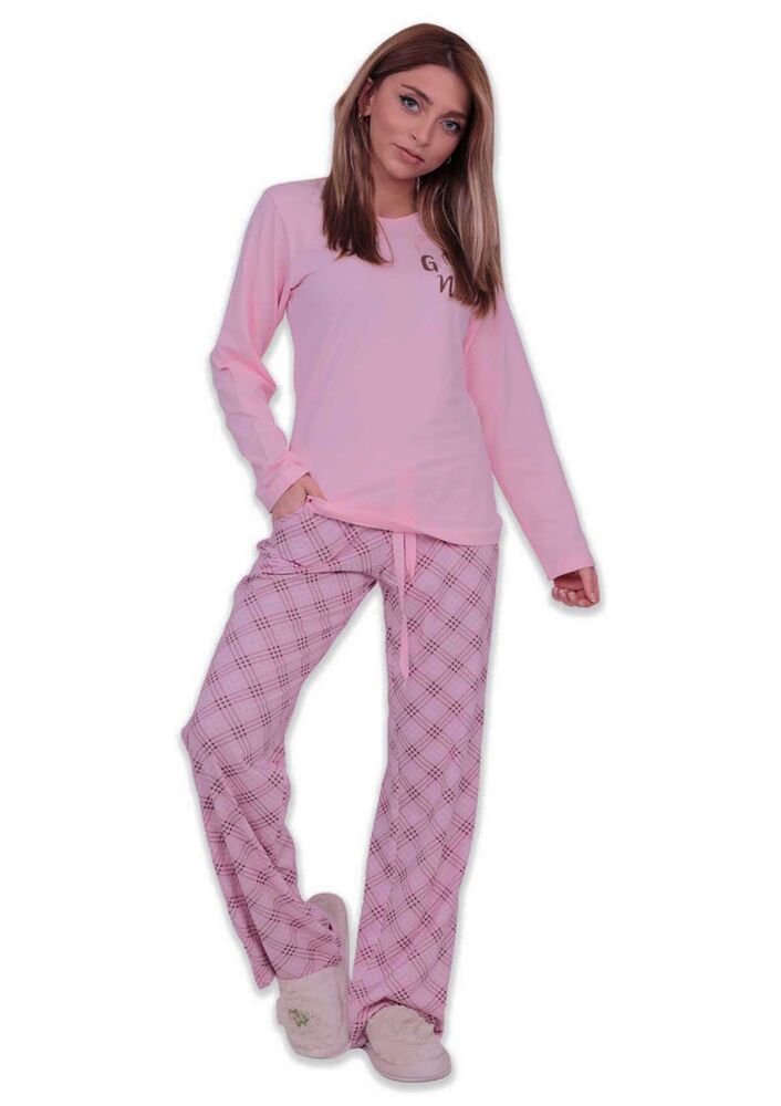 Aydoğan Modal Uzun Kol Kadın Pijama Takımı 4430 | Pembe