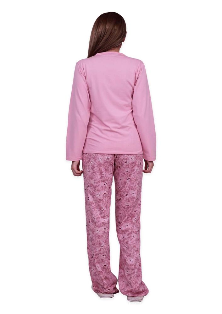 Aydoğan Modal Uzun Kol Kadın Pijama Takımı 4441 | Pembe