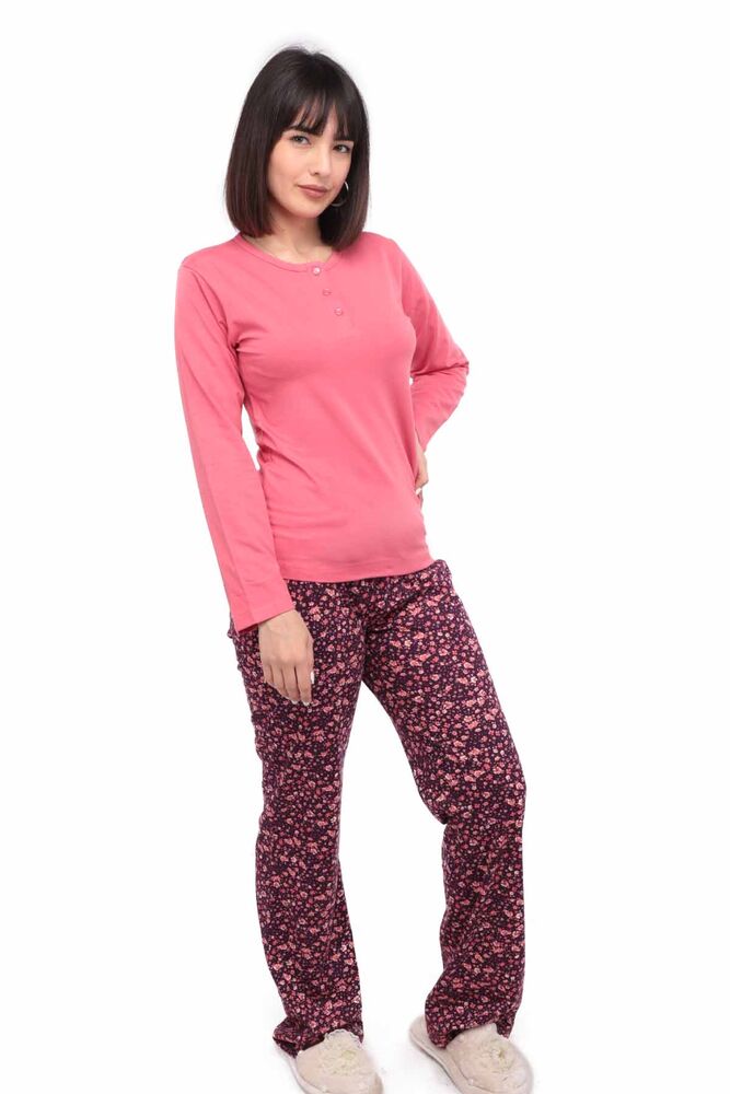 Aydoğan Modal Uzun Kol Kadın Pijama Takımı 4429 | Pembe