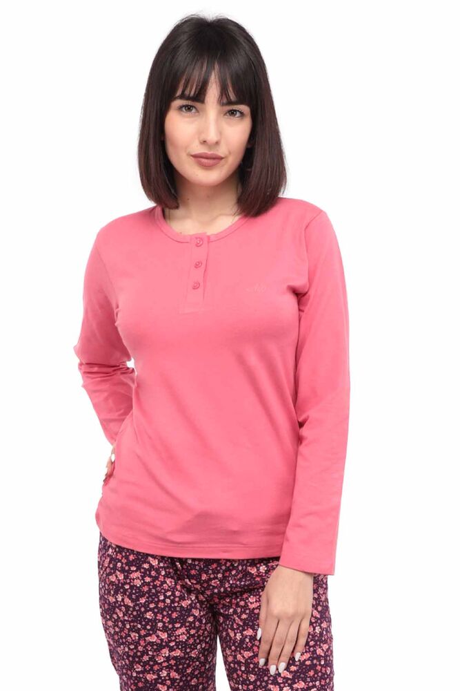 Aydoğan Modal Uzun Kol Kadın Pijama Takımı 4429 | Pembe