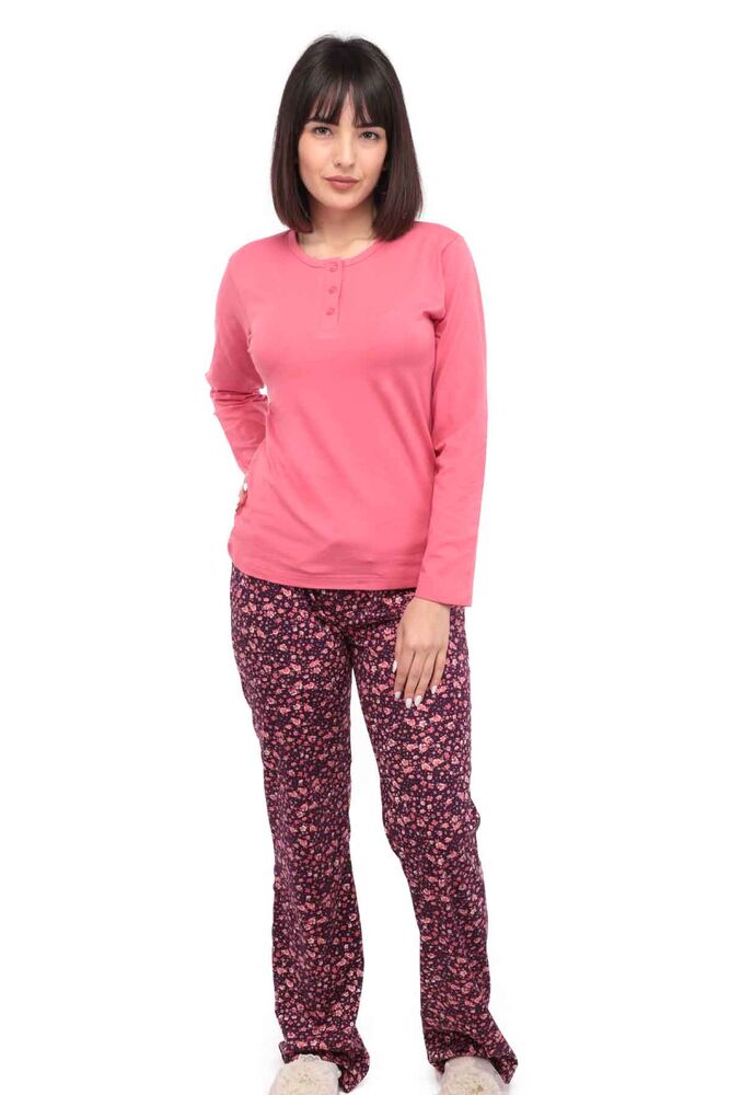 Aydoğan Modal Uzun Kol Kadın Pijama Takımı 4429 | Pembe
