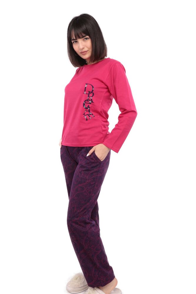 Aydoğan Modal Uzun Kol Kadın Pijama Takımı 4427 | Pembe