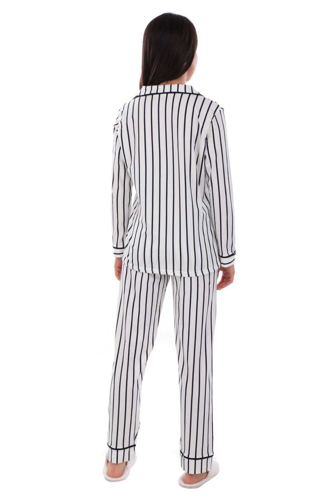 Panda Desenli Kadın Pijama Takımı 70546 | Beyaz